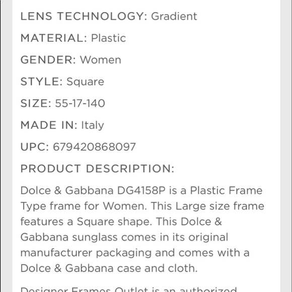 Dolce and gabbana sunglasses main image 6